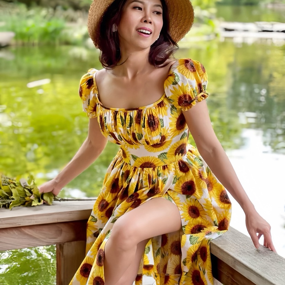 Sunflower Dress in Yellow